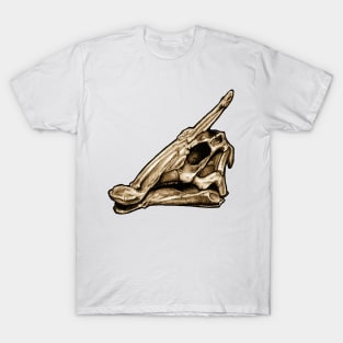 Dinosaur Skull Saurolophus T-Shirt